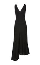 Creatures Of Comfort Calderon Asymmetrical V Neck Dress