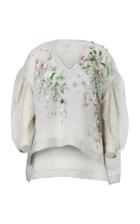 Moda Operandi Biyan Sanori Silk-lace Blouse