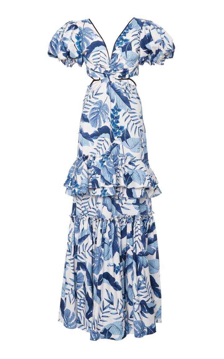 Johanna Ortiz M'o Exclusive Princess Royal Cotton Poplin Dress