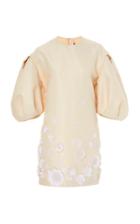 Moda Operandi Carolina Herrera Puffed Sleeve Cotton-blend Dress Size: 0