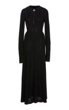 Proenza Schouler Cutout Georgette Maxi Dress