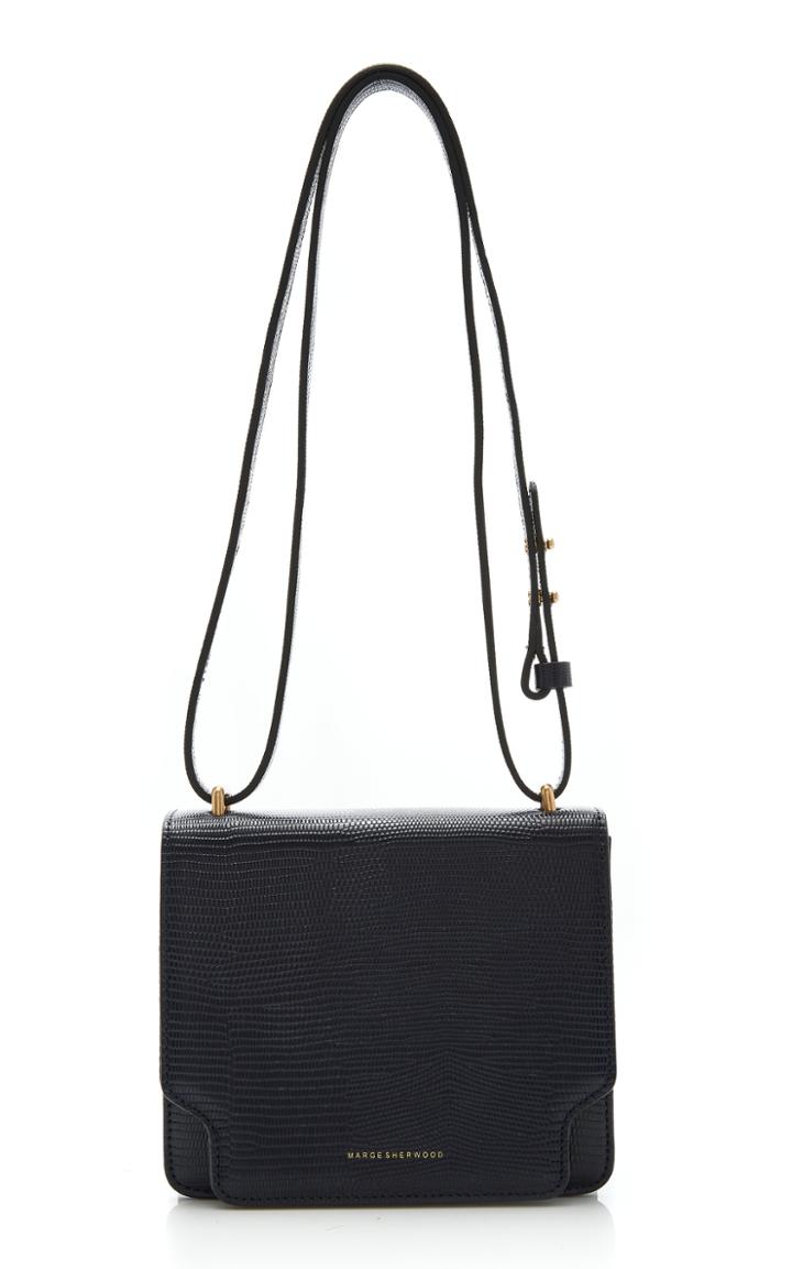 Moda Operandi Marge Sherwood Vava Classic Mini Lizard-effect Shoulder Bag