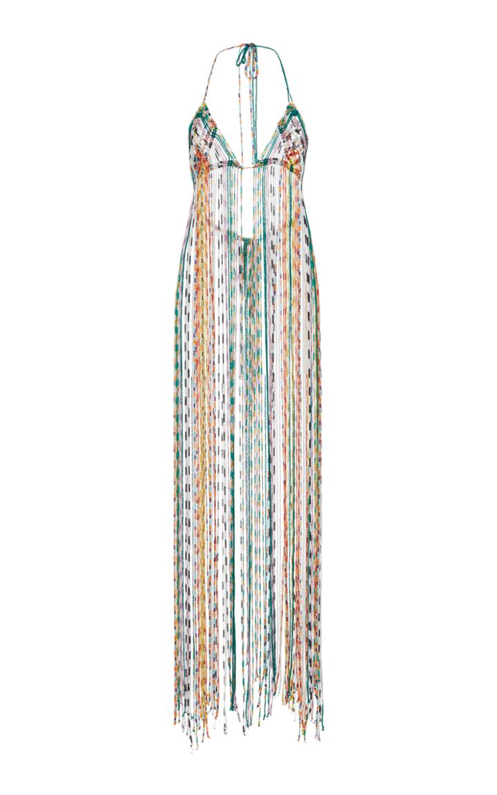 Missoni Mare Triangle Fringe Bikini Top