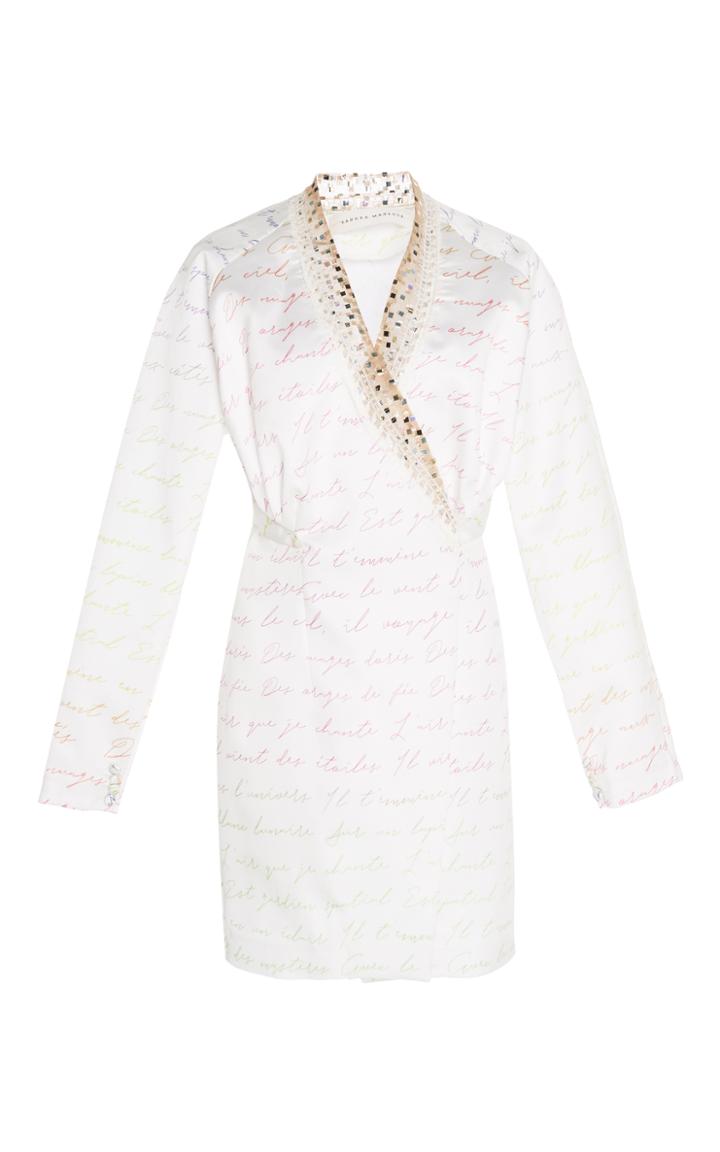 Sandra Mansour Cupid Printed Mini Dress