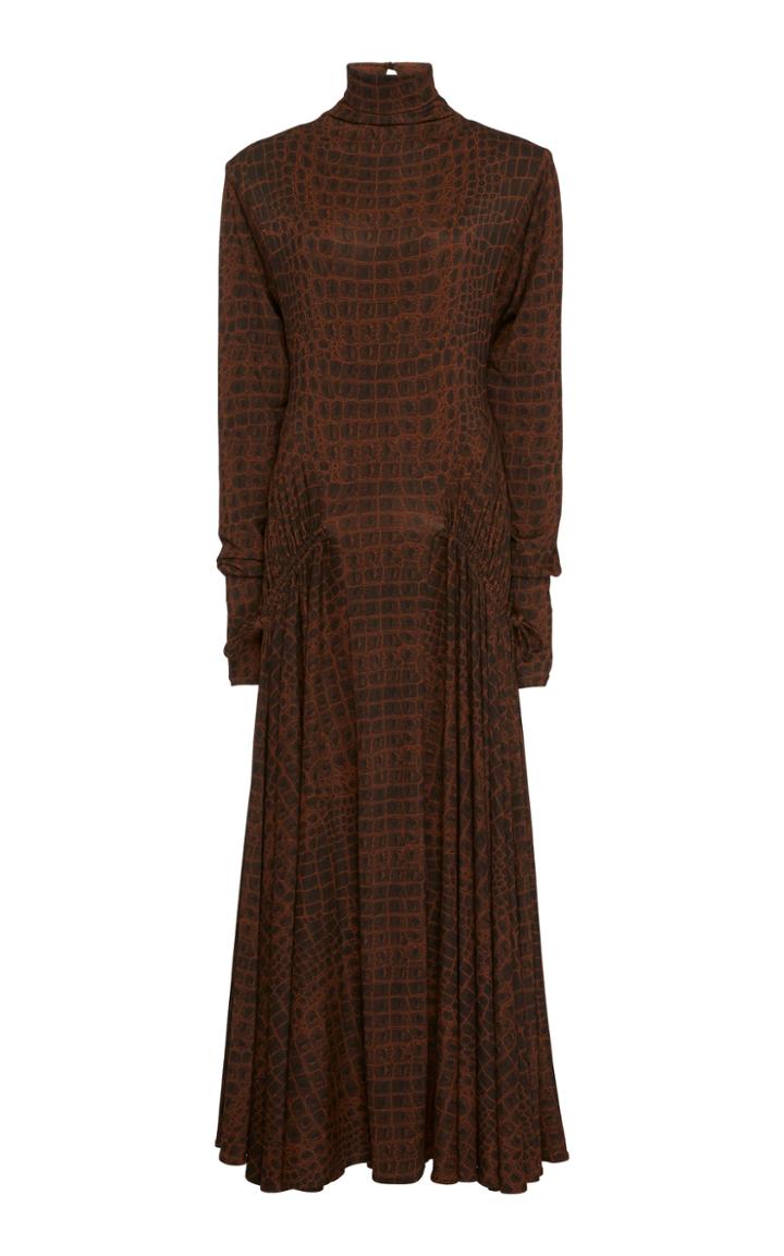 Proenza Schouler Long Sleeve Matte Jersey Dress