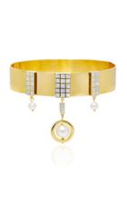 Monica Sordo Aubette 21k Gold-plated Obsidian Choker