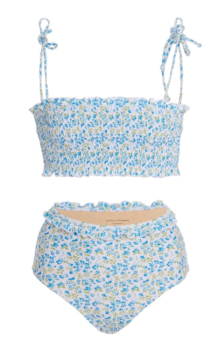 Faithfull The Brand La Maison Floral Bikini