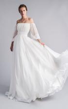 Moda Operandi Sophie Et Voila Cold Shoulder Gauze Gown