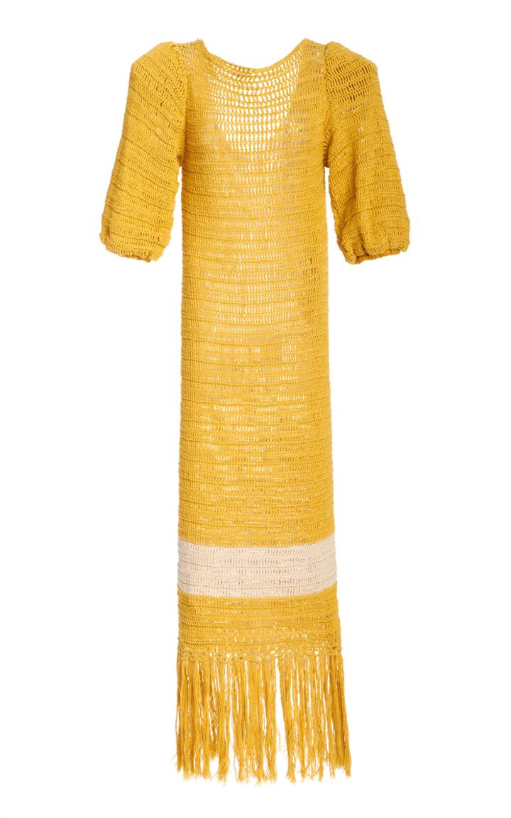 Moda Operandi Johanna Ortiz Poetic Whisper Cotton-alpaca Dress