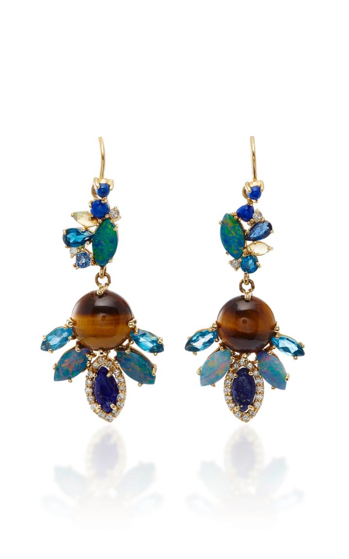 Eden Presley Tiger Eye Earrings