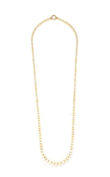 Goshwara Beyond 18k Yellow Gold And Opal Single Strand Necklace