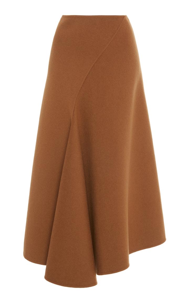 Lee Mathews Dallas Cashmere Asymmetric Skirt