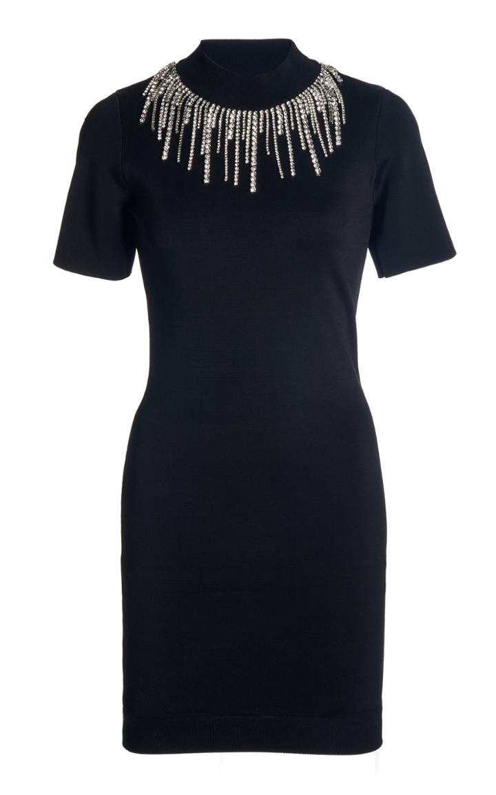 Moda Operandi Area Crystal-fringe Trimmed Mini Dress