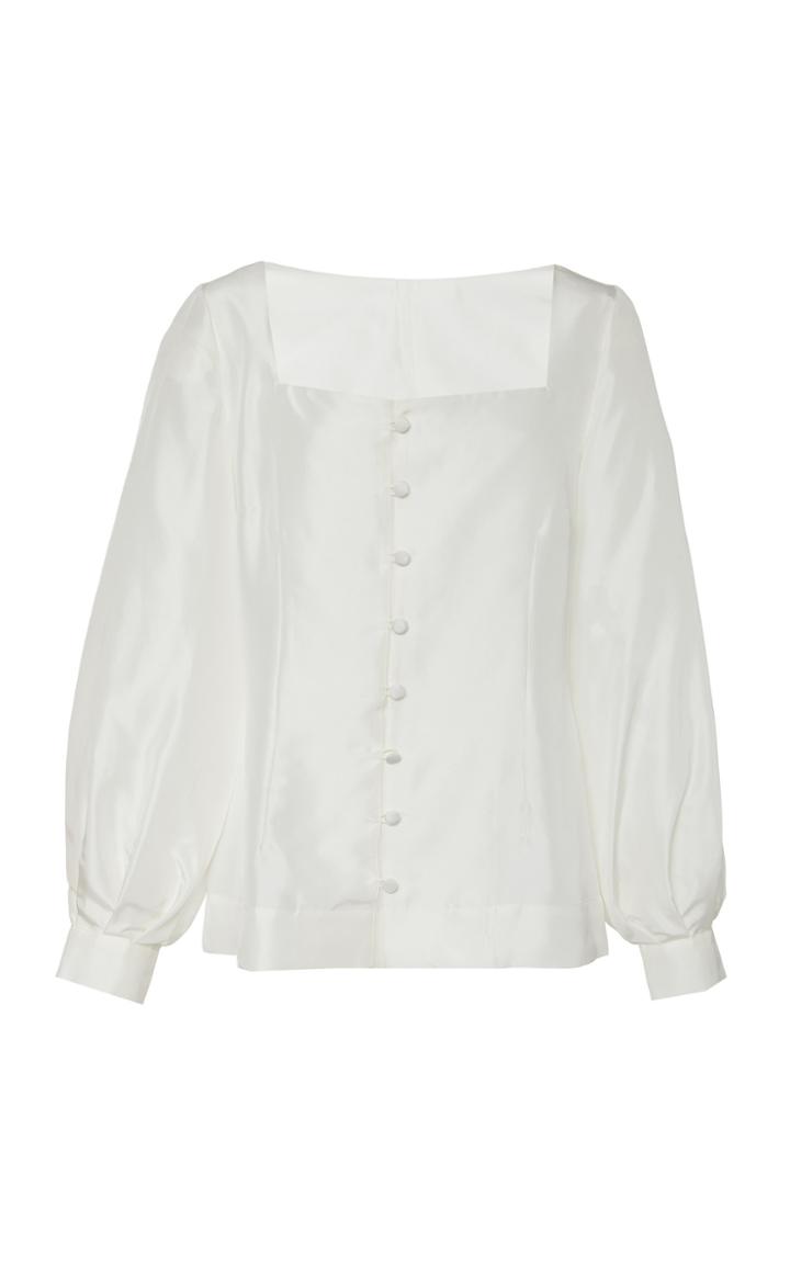 Deitas Gaia Habotai Silk Button Blouse
