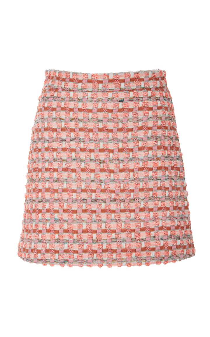Soonil Chunky Uve Cotton Mini Skirt