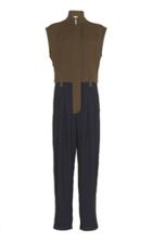 Loewe Mock Neck Crepe Jumpsuit