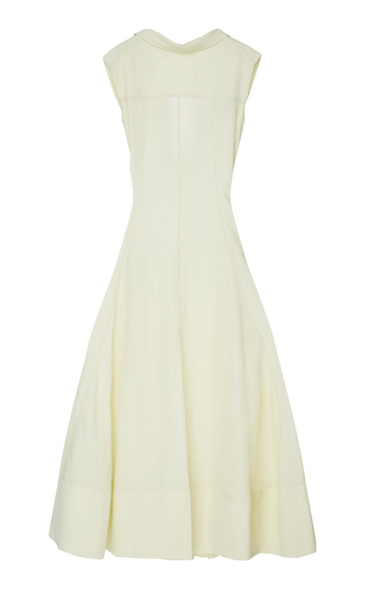Jil Sander Gatsby Slit-hem Crepe Dress