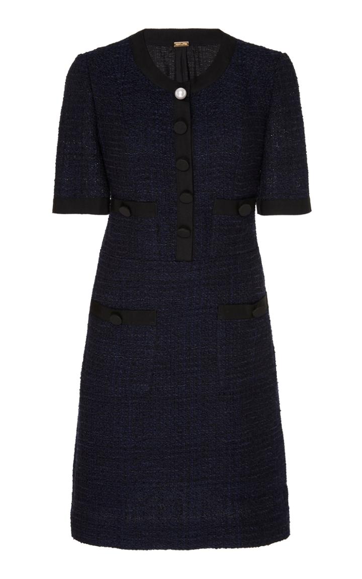 Adam Lippes Tweed A-line Dress
