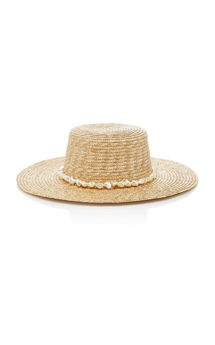 Avenue Bazaar Embellished Staw Hat