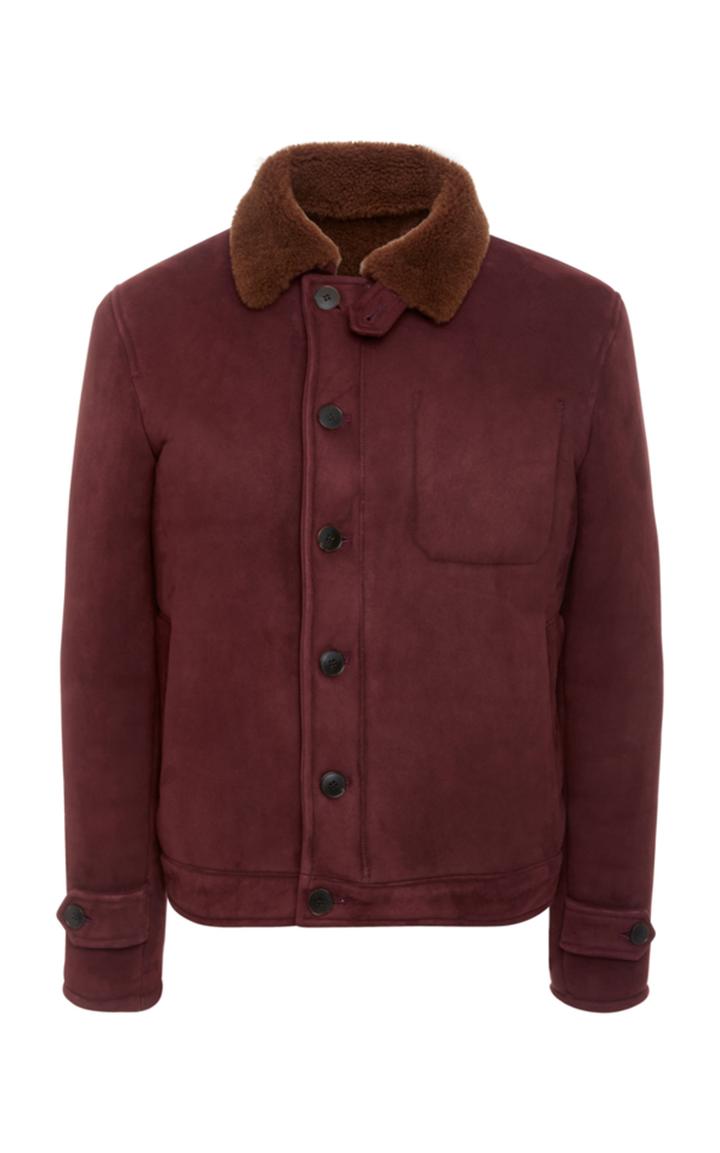 Eidos Suede And Shearling Jacket