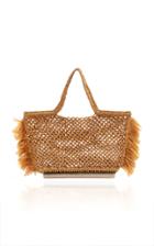 Altuzarra Espadrille Large Fringed Open-knit Tote