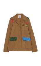 Rosie Assoulin Patchwork Gabardine Jacket