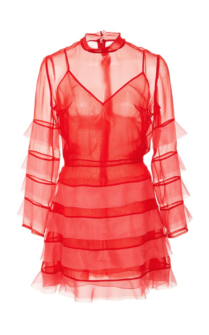 Greta Boldini Geraldine Ruffled Mini Dress