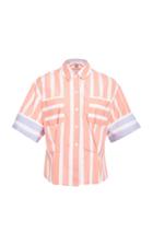 Thierry Colson Striped Short Sleeve Cotton Shirt
