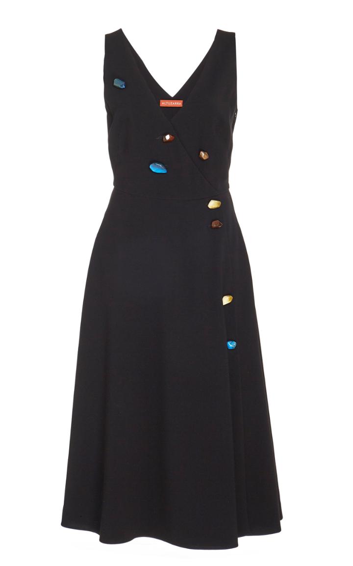 Altuzarra Abagail Stone Embroidered Midi Dress