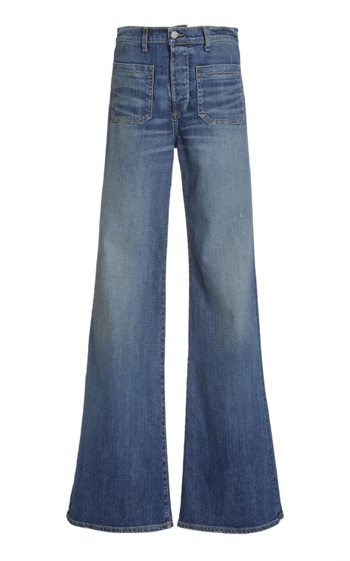 Nili Lotan Florence Mid-rise Flared Jeans