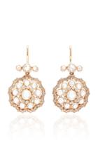 Nam Cho 18k Rose Gold Sapphire And Diamond Earrings