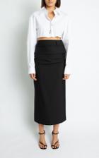 Moda Operandi Christopher Esber Double Belted Wool-blend Skirt