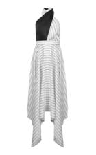 Dalood Sleeveless Striped Maxi Dress