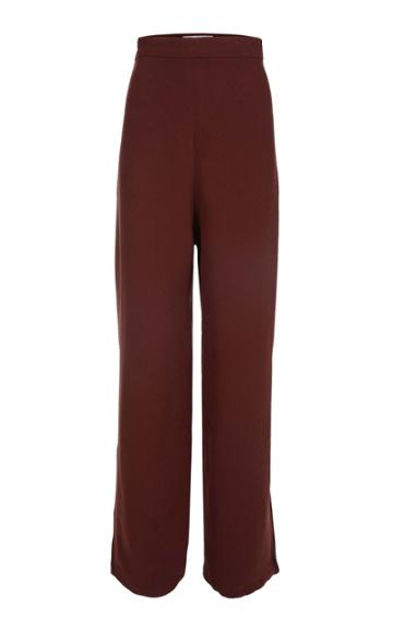 Amal Al Mulla Wide Leg Crepe Pants