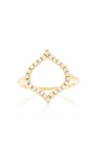 Ark Open Nectar 18k Gold Diamond Ring