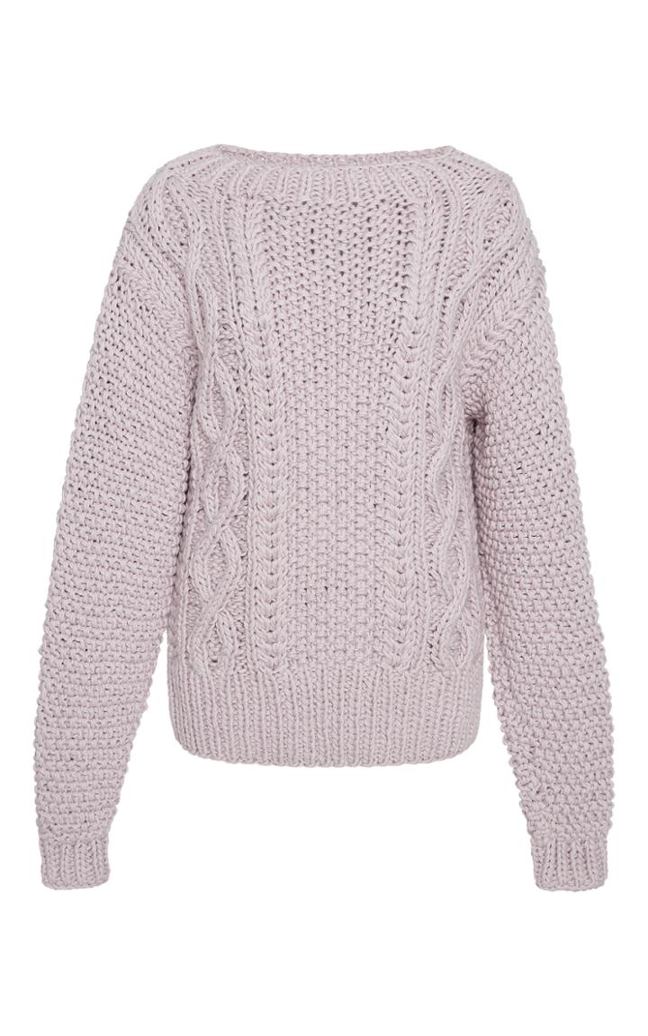 I Love Mr. Mittens Cable-knit Cotton Sweater