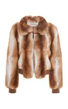J. Mendel Chinchilla Bomber Jacket
