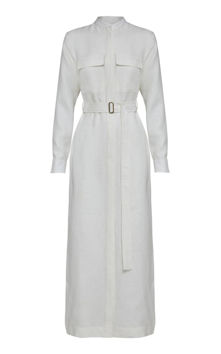 Moda Operandi Bondi Born Utility Linen Shirt Dress Size: Xs
