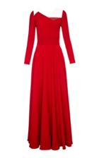 Lilli Jahilo Anna Red Crepe Gown