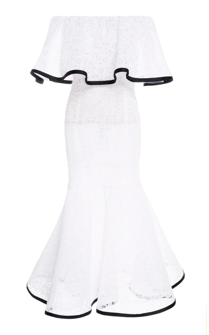 Carolina Herrera Strapless Cotton-blend Dress