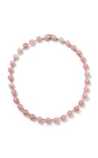 Moda Operandi Irene Neuwirth Cherry Blossom Necklace Set With Pink Opal And Pearl