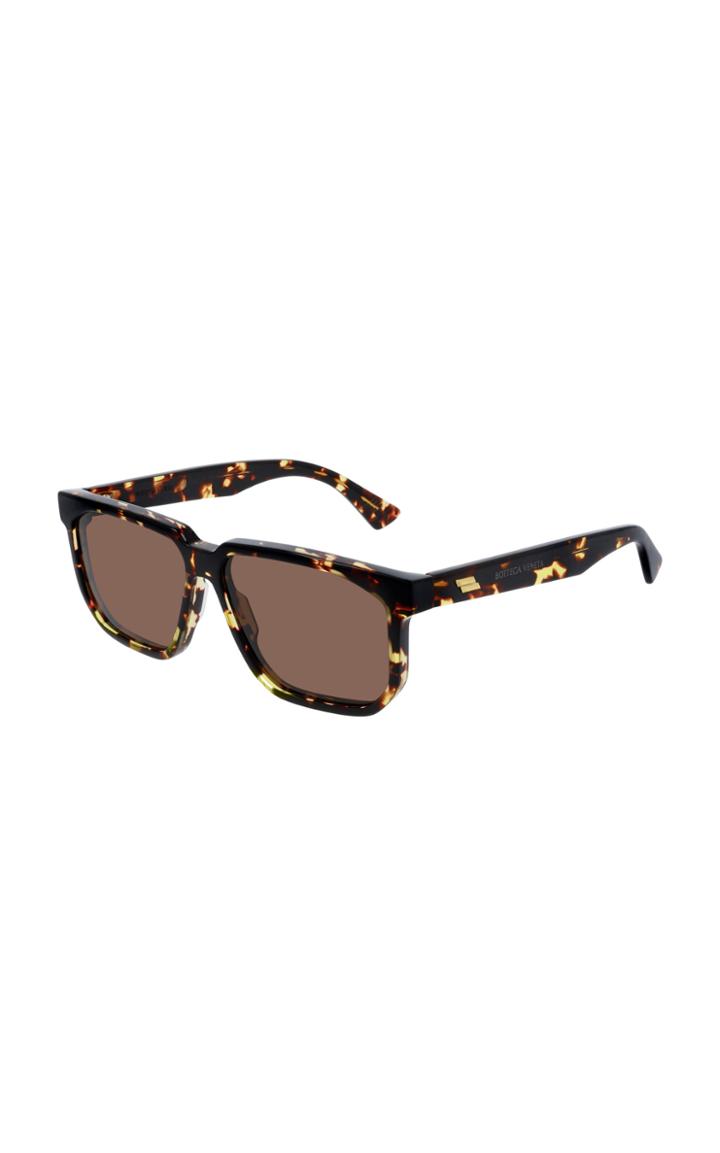 Bottega Veneta Havana Oversized Square-frame Acetate Sunglasses