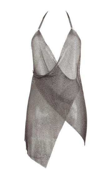 Fannie Schiavoni Metal Mesh Dress