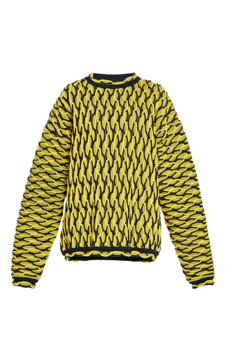 Versace Wave Hem Pullover
