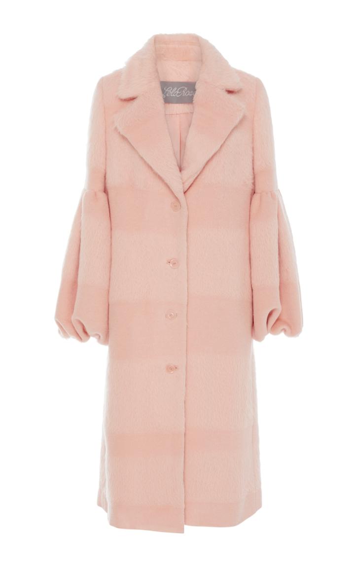 Lela Rose Full Sleeve Mohair Coat