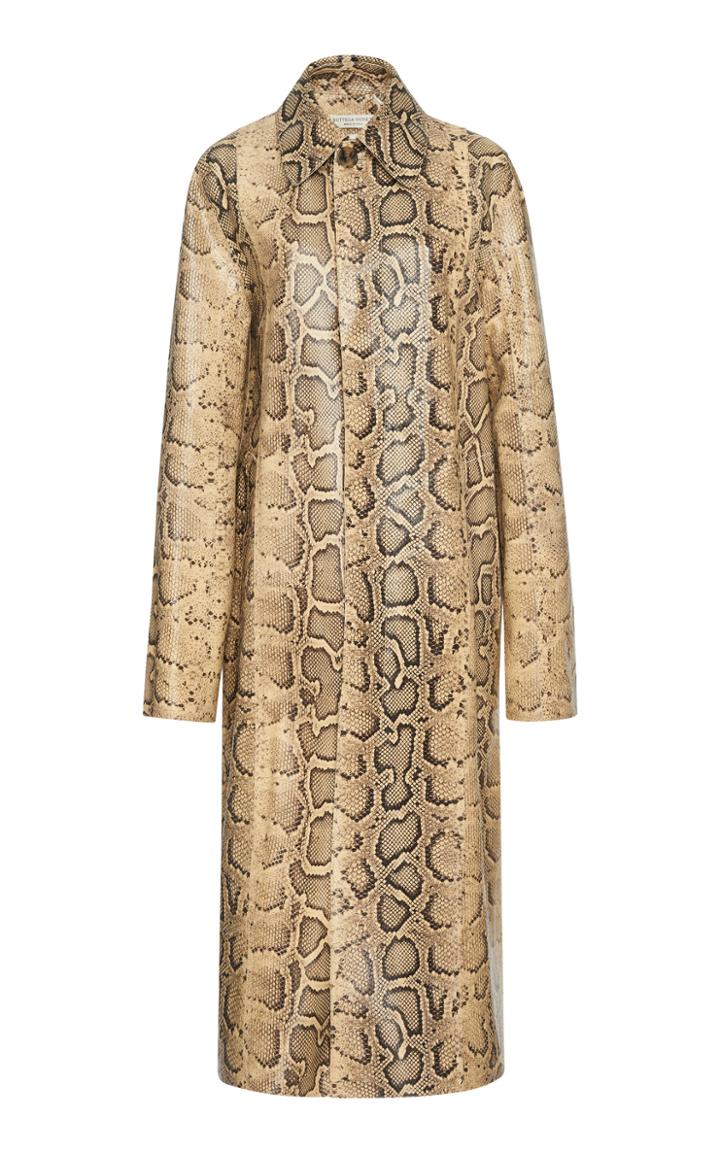 Bottega Veneta Python-printed Coat