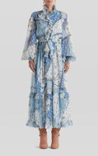 Moda Operandi Etro Ruffle-trimmed Printed Silk Maxi Dress