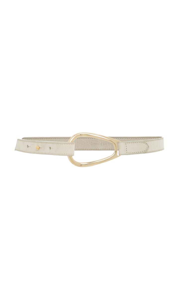Maison Vaincourt Oval Ring Leather Belt