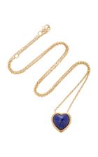 Brent Neale Small Puff Heart Lapis Pendant Necklace