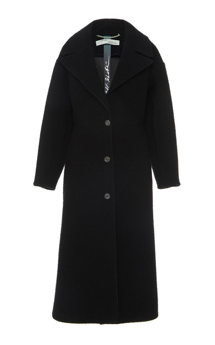 Off-white C/o Virgil Abloh Wide Collar Overcoat